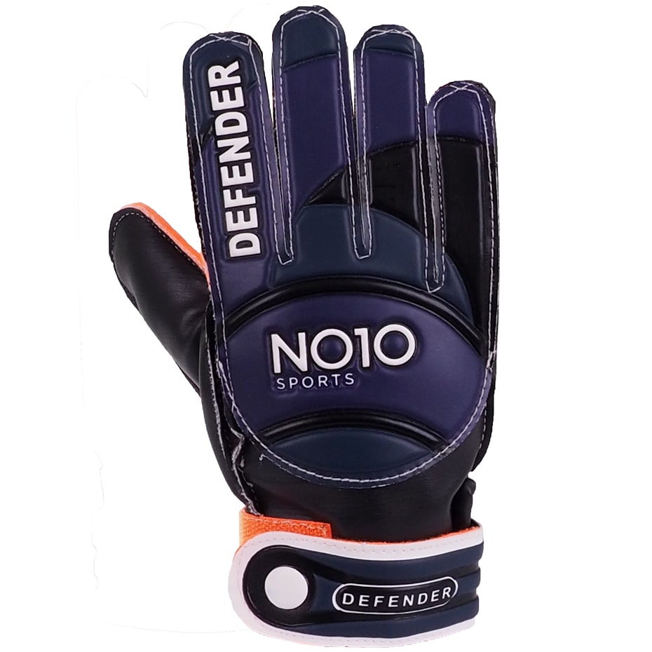 Rękawice bramkarskie NO10 Defender Blue/Orange 56093 - obrazek 2