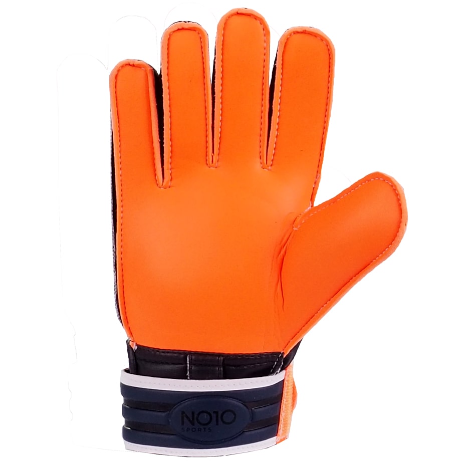 Rękawice bramkarskie NO10 Defender Blue/Orange 56093 - obrazek 3