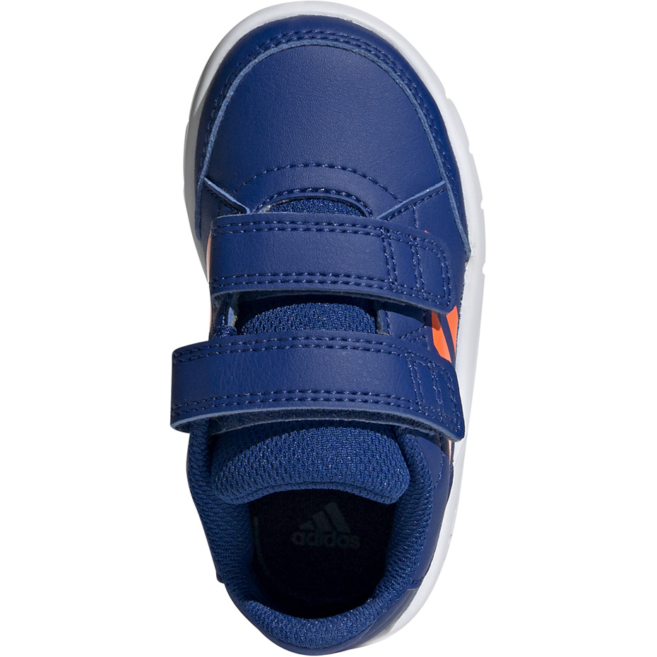 Buty dla dzieci adidas AltaSport CF I granatowo pomarańczowe G27108 - obrazek 3