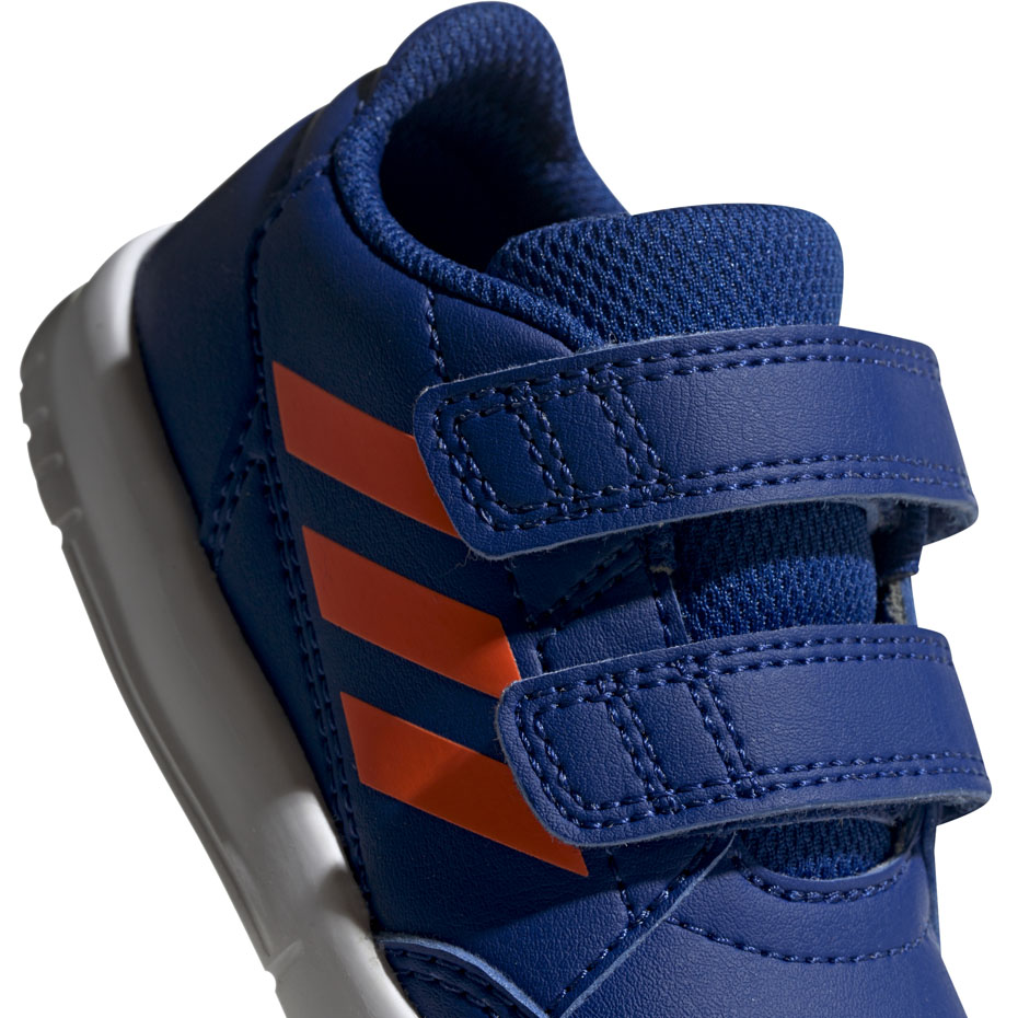 Buty dla dzieci adidas AltaSport CF I granatowo pomarańczowe G27108 - obrazek 4
