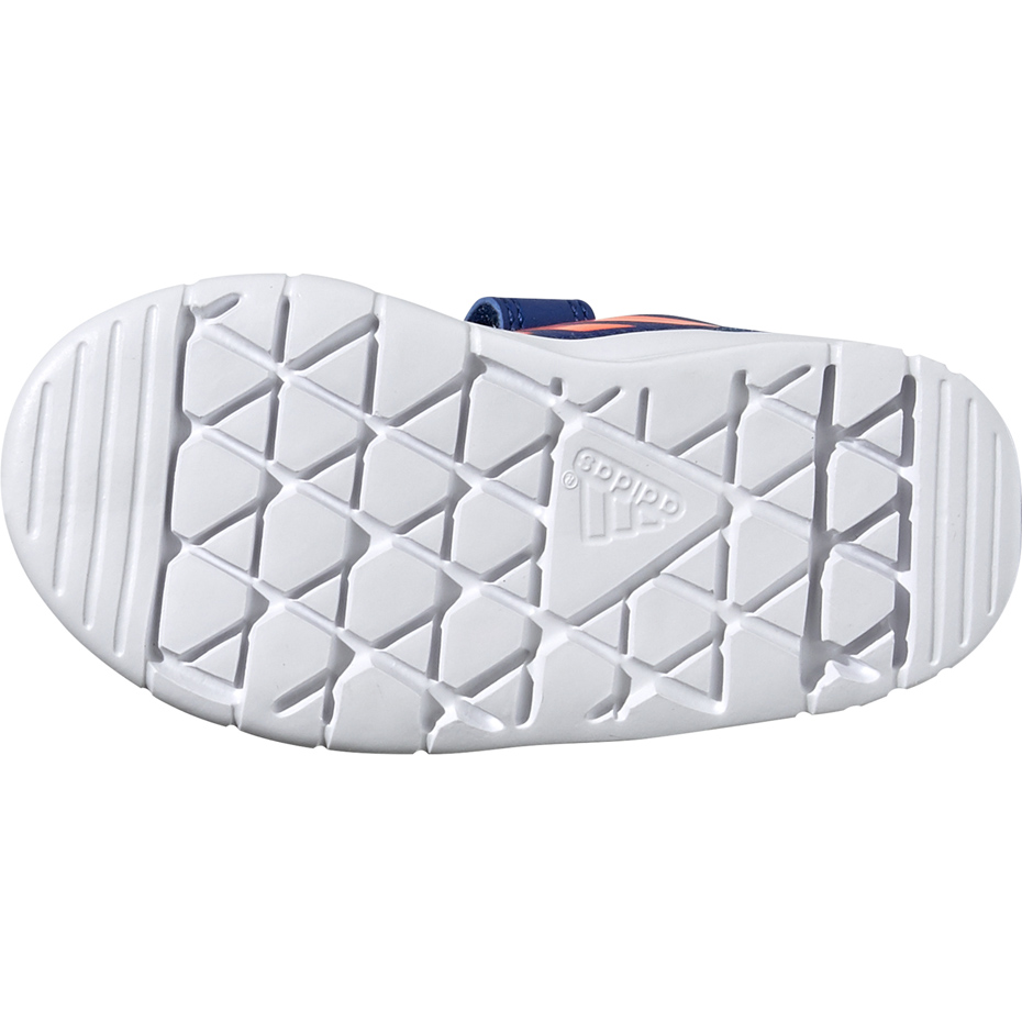 Buty dla dzieci adidas AltaSport CF I granatowo pomarańczowe G27108 - obrazek 7