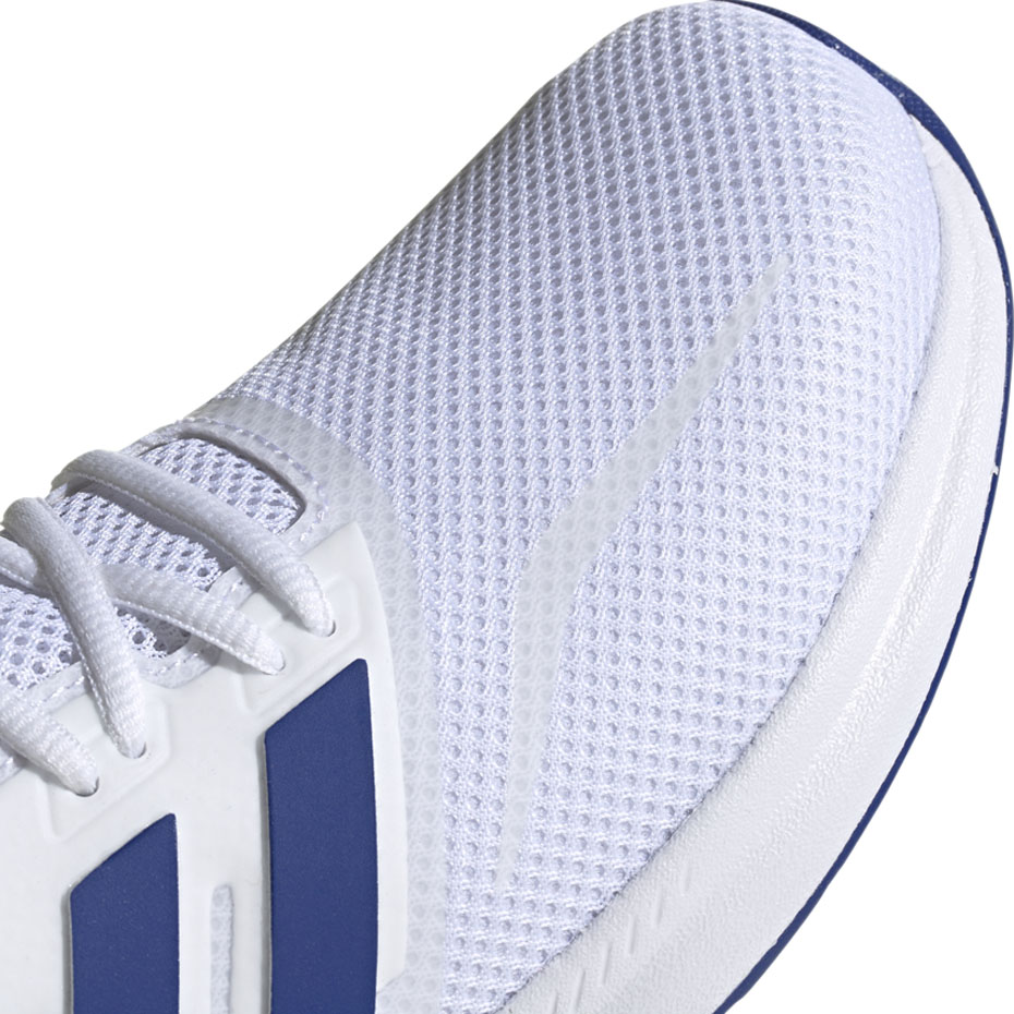 Buty męskie do biegania adidas Runfalcon biało niebieskie EF0148 - obrazek 4