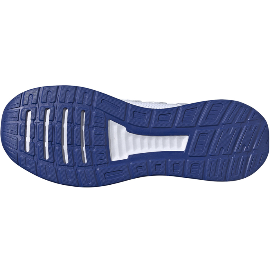 Buty męskie do biegania adidas Runfalcon biało niebieskie EF0148 - obrazek 7