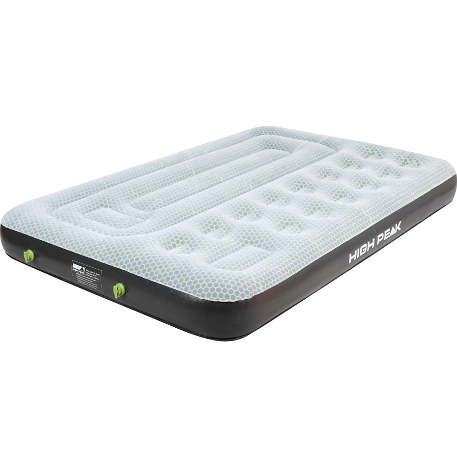 Materac welurowy dwuosobowy High Peak Multi Comfort Plus 198x137x22 cm szary 40053