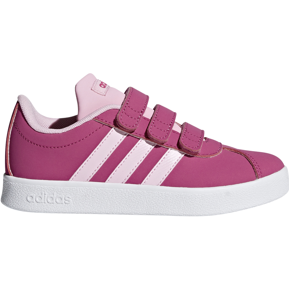 Buty dla dzieci adidas VL Court 2.0 CMF C różowe F36394