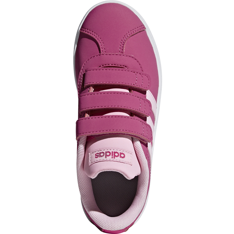 Buty dla dzieci adidas VL Court 2.0 CMF C różowe F36394 - obrazek 2