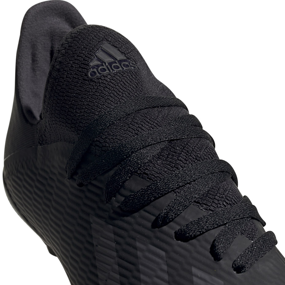 Buty piłkarskie adidas X 19.3 FG JUNIOR czarne F35364 - obrazek 4