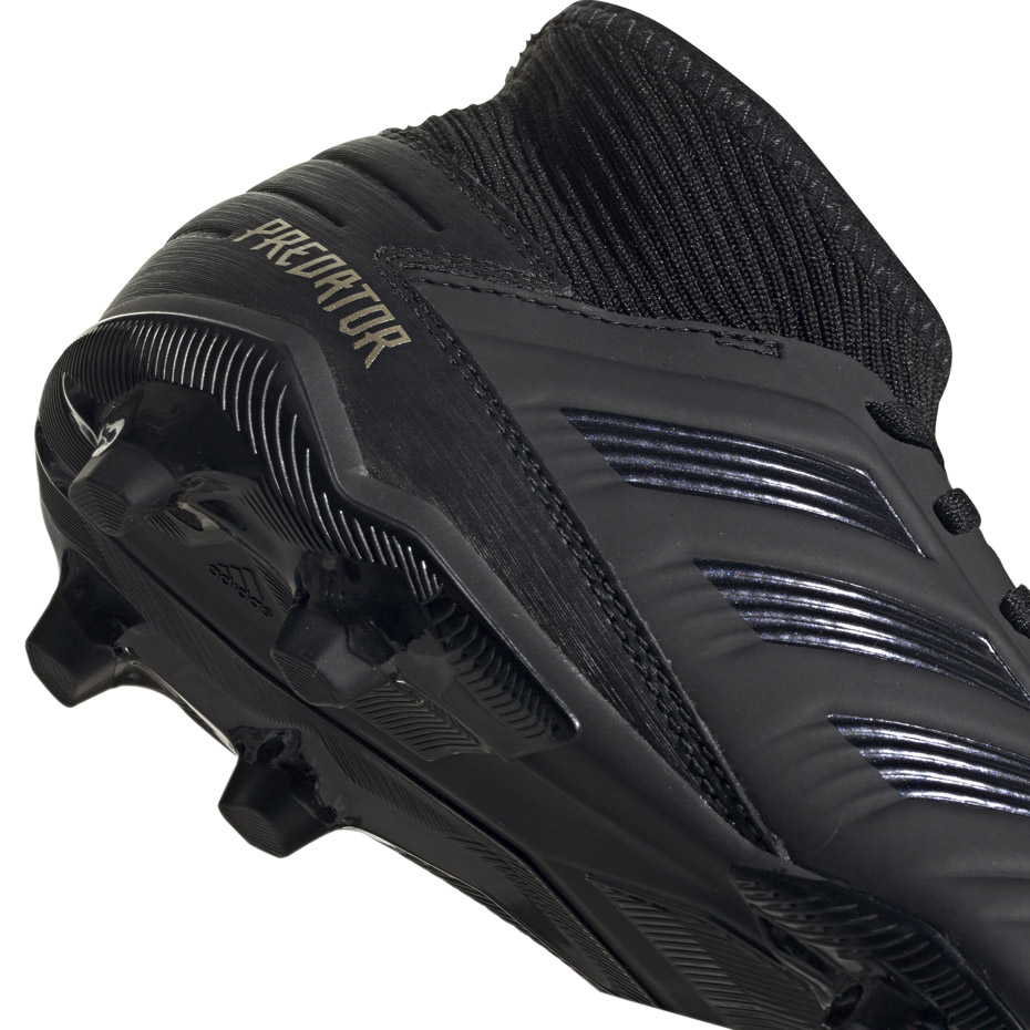 Buty piłkarskie adidas Predator 19.3 FG JUNIOR czarne G25794 - obrazek 5