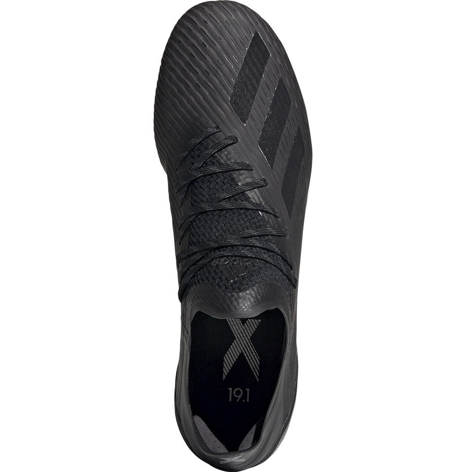 Buty piłkarskie adidas X 19.1 FG czarne F35314 - obrazek 3