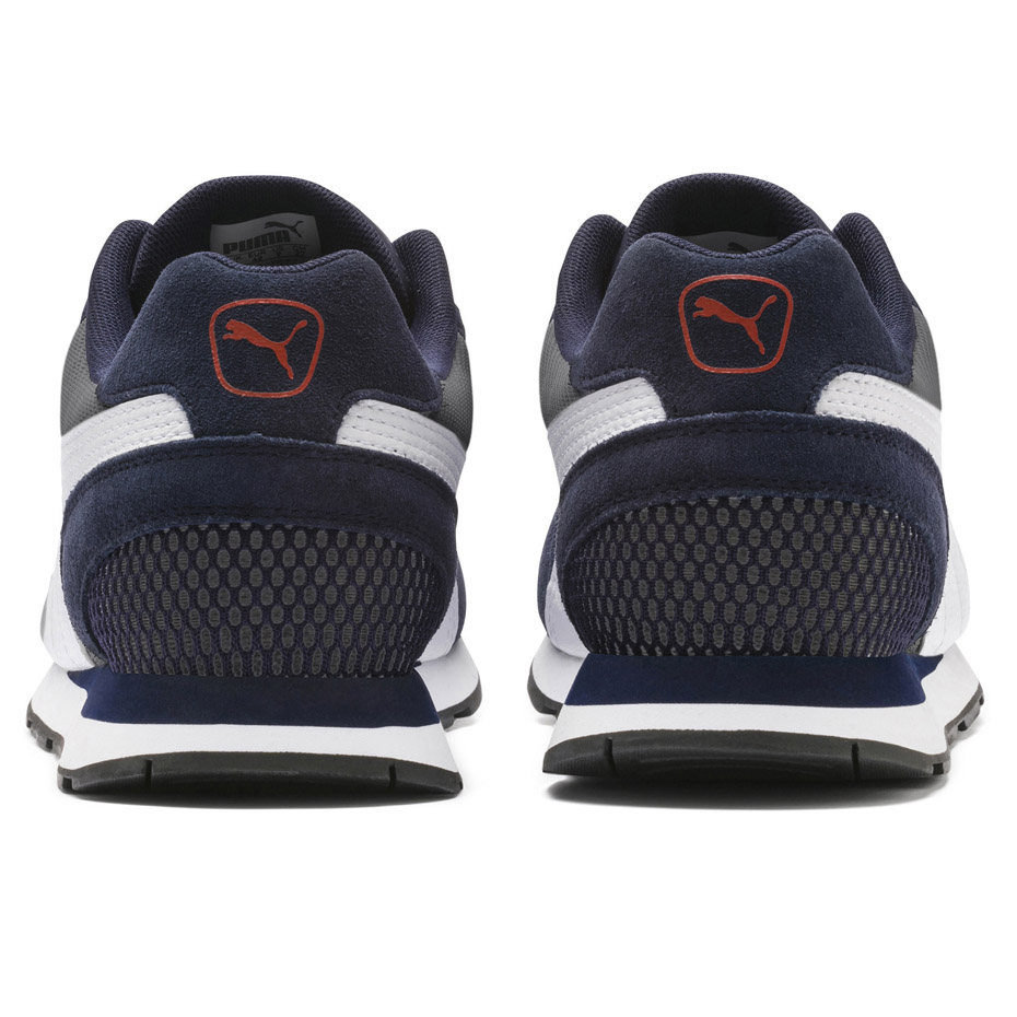 Buty męskie Puma Vista granatowo szare 369365 06 - obrazek 4