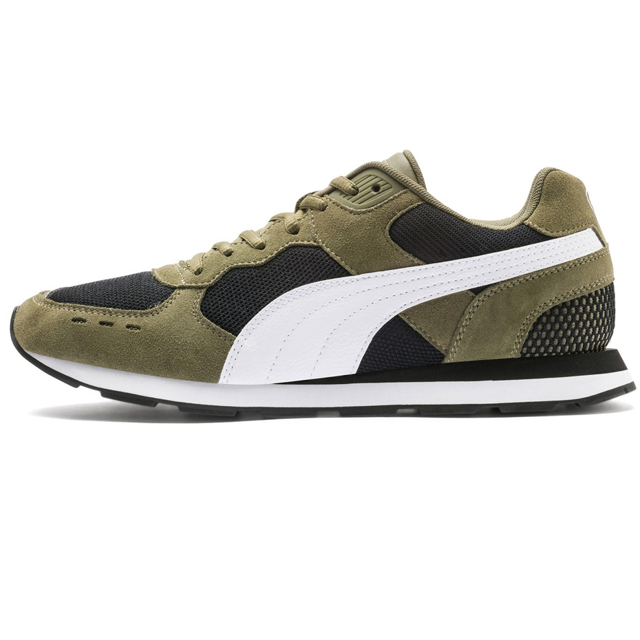 Buty męskie Puma Vista khaki czarne 369365 08 - obrazek 2