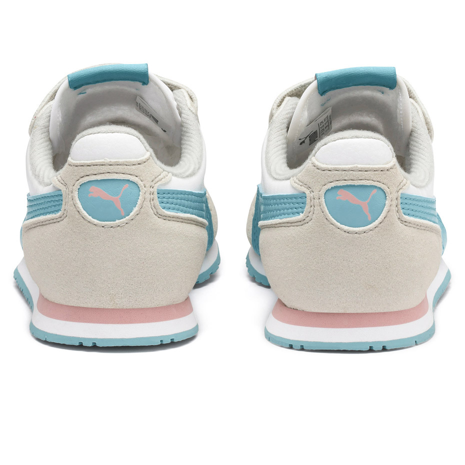 Buty dla dzieci Puma Cabana Racer SL V PS beżowo-błękitne 360732 78 - obrazek 3