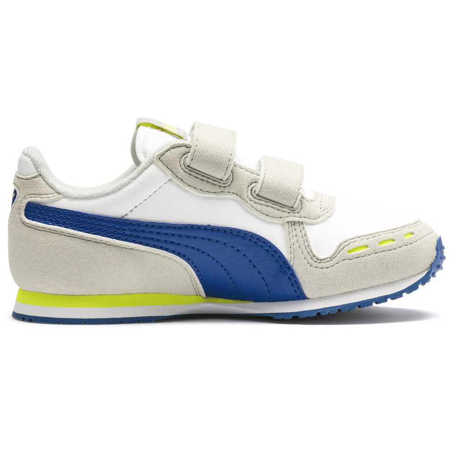 Buty dla dzieci Puma Cabana Racer SL V PS beżowo-niebieskie 360732 77