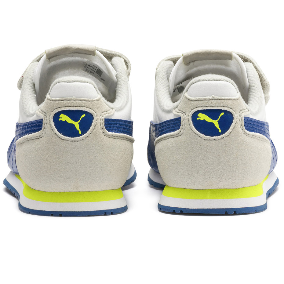 Buty dla dzieci Puma Cabana Racer SL V PS beżowo-niebieskie 360732 77 - obrazek 3
