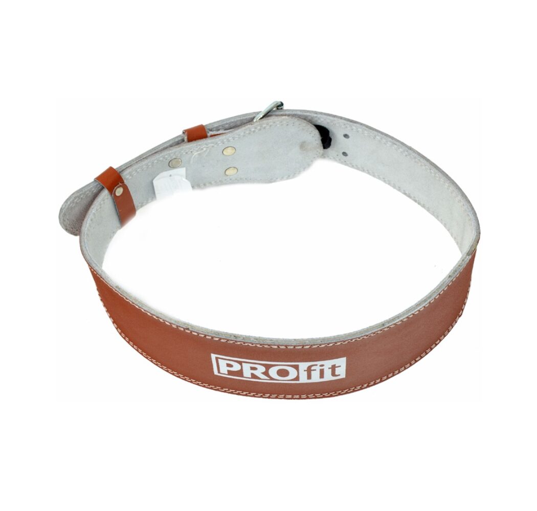 Pas kulturystyczny Profit brązowy