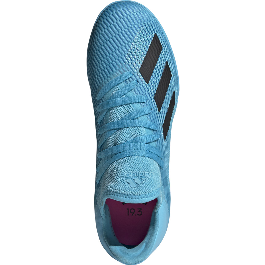 Buty piłkarskie adidas X 19.3 IN JUNIOR niebieskie F35354 - obrazek 3