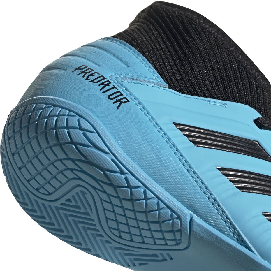 Buty piłkarskie adidas Predator 19.3 IN JUNIOR niebieskie G25807 - obrazek 5