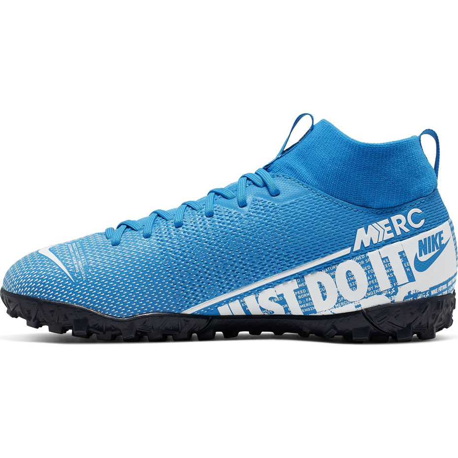 Buty piłkarskie Nike Mercurial Superfly 7 Academy TF JUNIOR AT8143 414 - obrazek 3