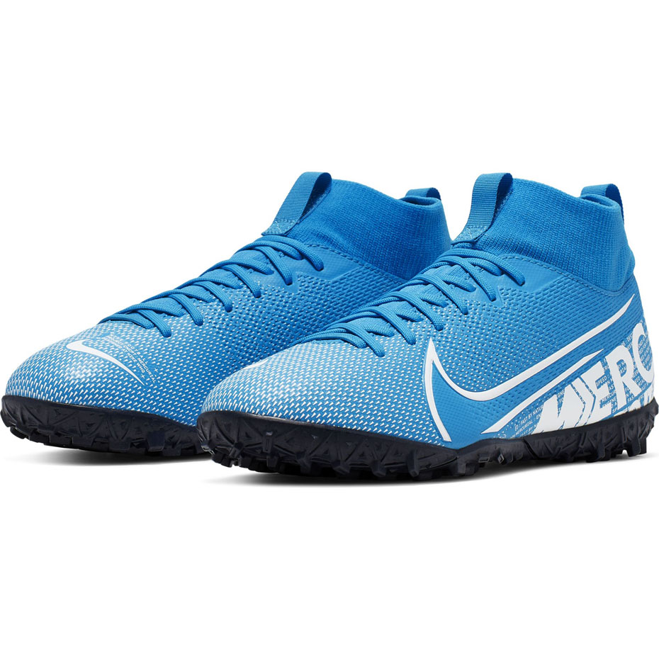 Buty piłkarskie Nike Mercurial Superfly 7 Academy TF JUNIOR AT8143 414 - obrazek 4
