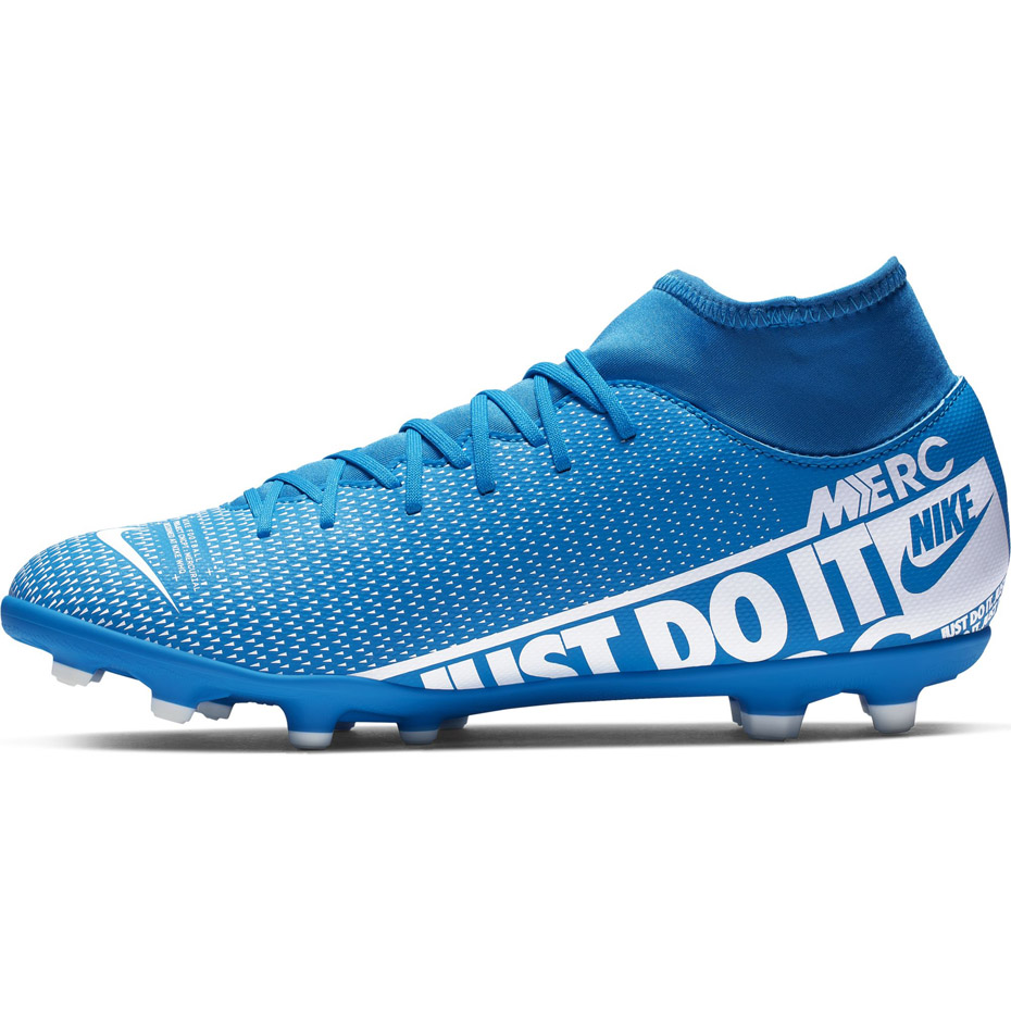 Buty piłkarskie Nike Mercurial Superfly 7 Club FG/MG AT7949 414 - obrazek 3
