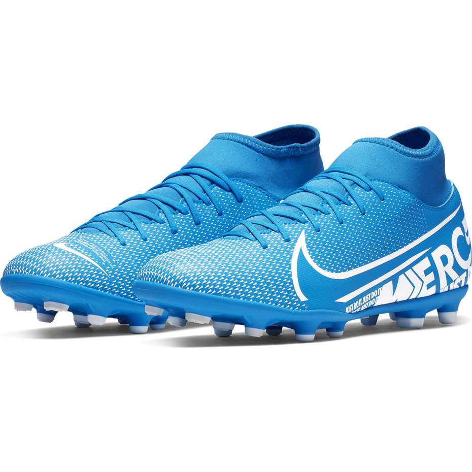 Buty piłkarskie Nike Mercurial Superfly 7 Club FG/MG AT7949 414 - obrazek 4