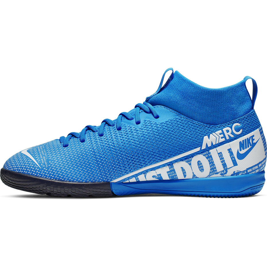 Buty piłkarskie Nike Mercurial Superfly 7 Academy IC JUNIOR AT8135 414 - obrazek 3