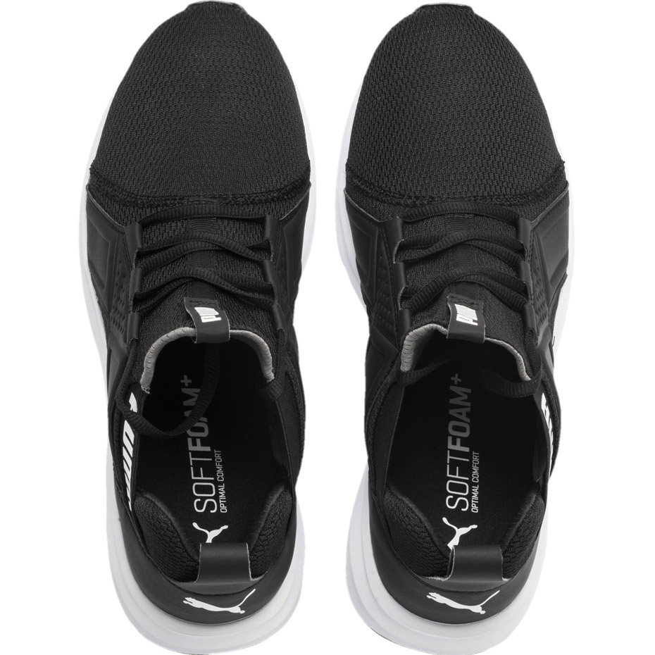 Buty męskie Puma Enzo Sport czarno białe 192593 01 - obrazek 2