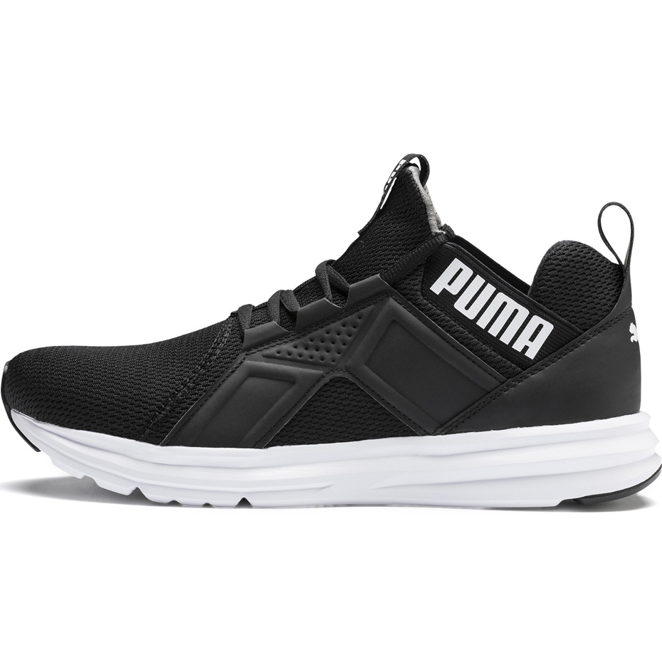 Buty męskie Puma Enzo Sport czarno białe 192593 01 - obrazek 3