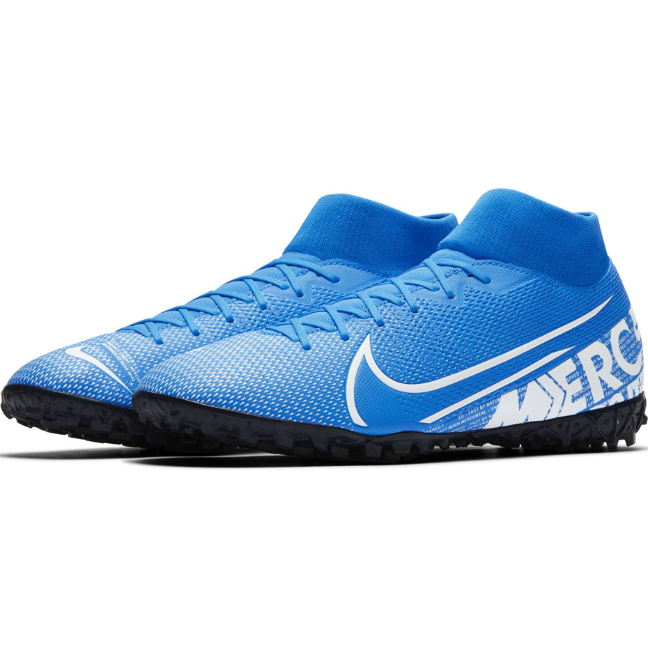 Buty piłkarskie Nike Mercurial Superfly 7 Academy TF AT7978 414 - obrazek 3