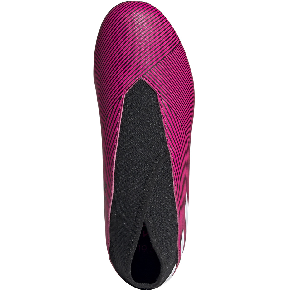Buty piłkarskie adidas Nemeziz 19.3 LL FG JR różowe EF8848 - obrazek 2