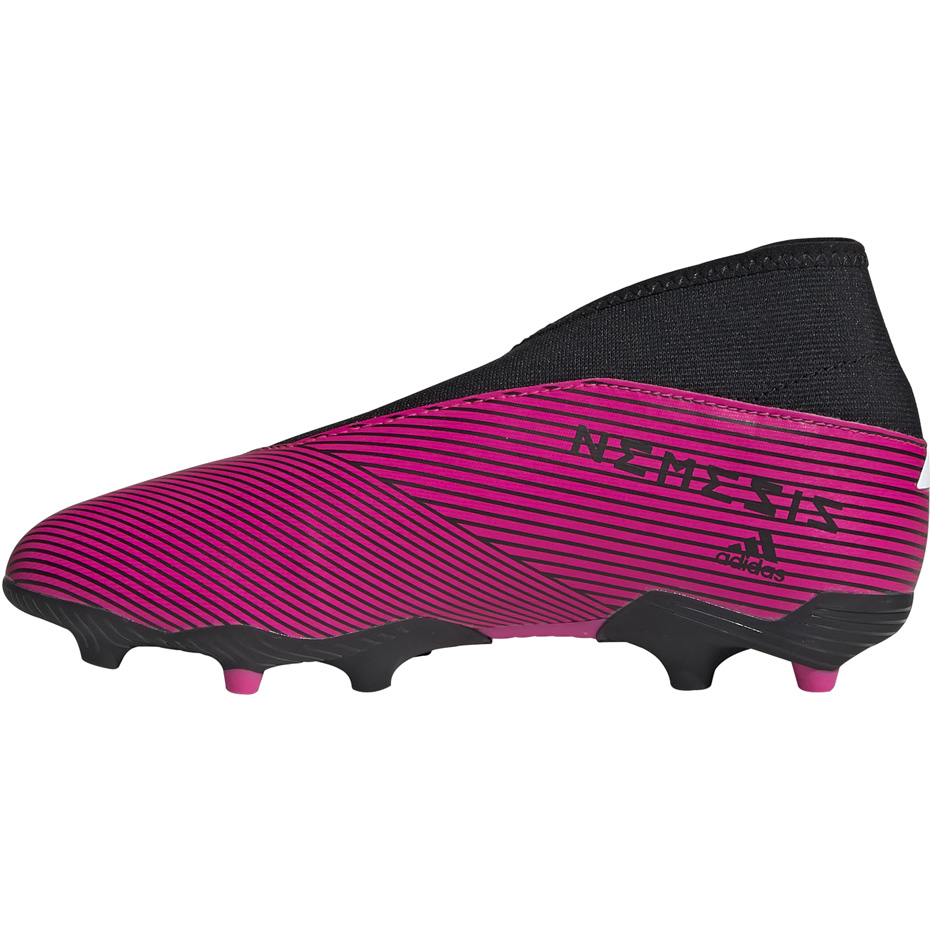 Buty piłkarskie adidas Nemeziz 19.3 LL FG JR różowe EF8848 - obrazek 3