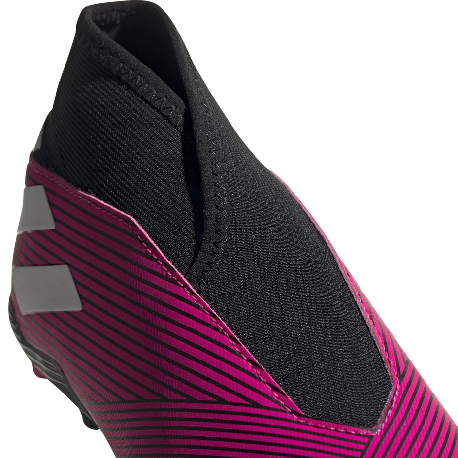 Buty piłkarskie adidas Nemeziz 19.3 LL FG JR różowe EF8848 - obrazek 4