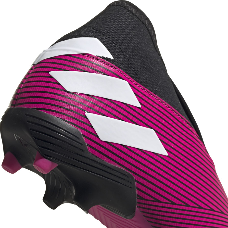 Buty piłkarskie adidas Nemeziz 19.3 LL FG JR różowe EF8848 - obrazek 5
