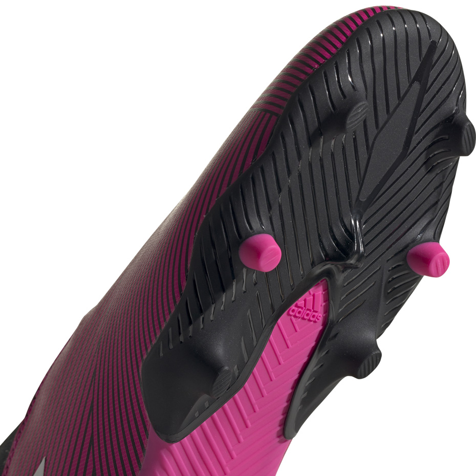Buty piłkarskie adidas Nemeziz 19.3 LL FG JR różowe EF8848 - obrazek 6