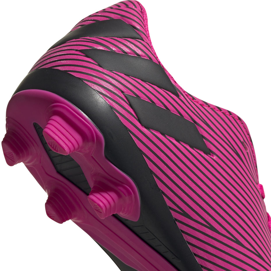 Buty piłkarskie adidas Nemeziz 19.4 FxG JUNIOR różowe F99949 - obrazek 5