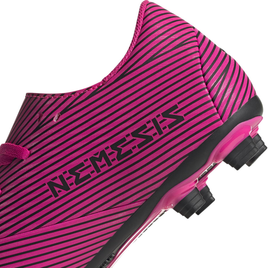 Buty piłkarskie adidas Nemeziz 19.4 FxG różowe F34392 - obrazek 5