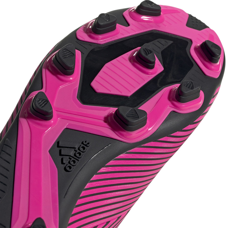 Buty piłkarskie adidas Nemeziz 19.4 FxG różowe F34392 - obrazek 6