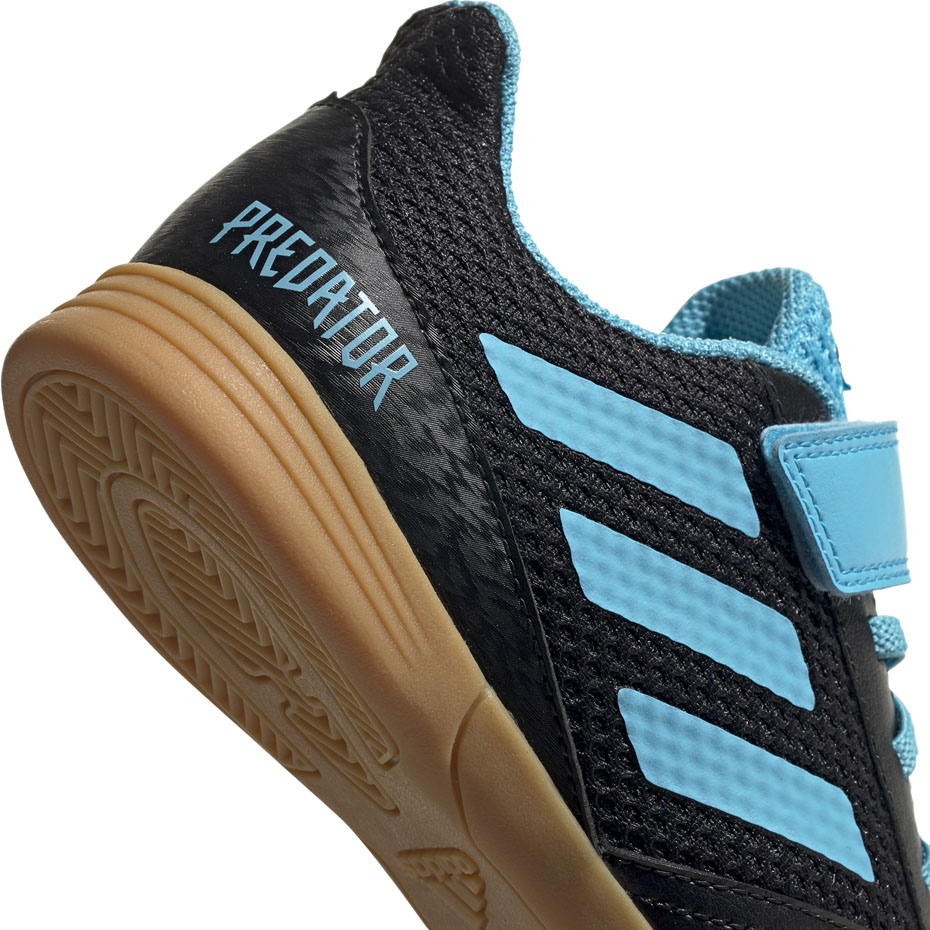 Buty piłkarskie adidas Predator 19.4 H&L IN Sala JUNIOR czarno niebieskie G25831 - obrazek 5