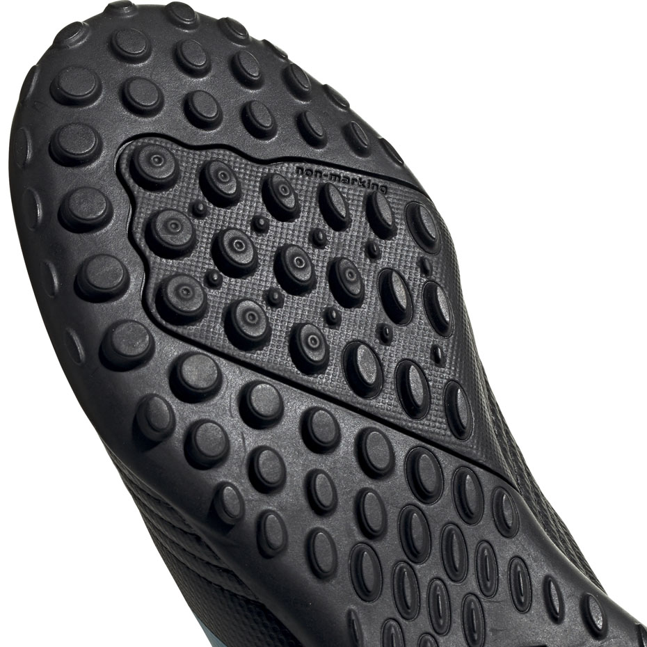 Buty piłkarskie adidas Predator 19.4 H&L TF JUNIOR czarno niebieskie G25827 - obrazek 6