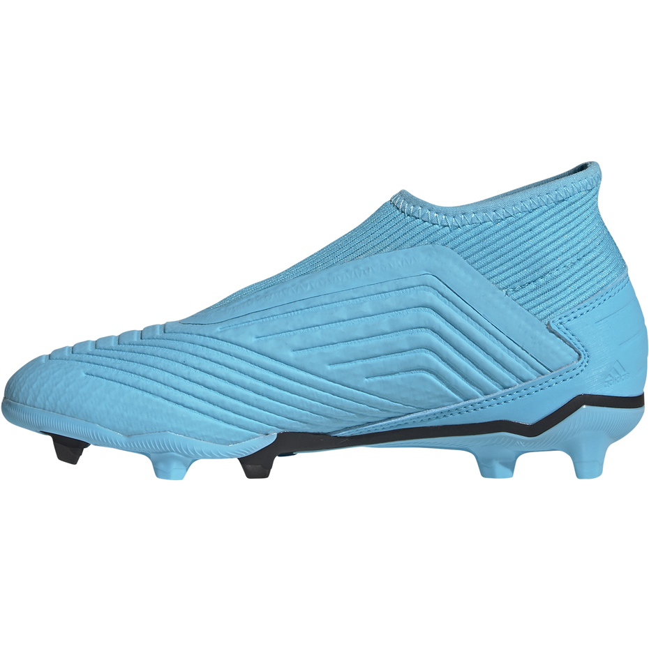 Buty piłkarskie adidas Predator 19.3 LL FG JUNIOR niebieskie EF9039 - obrazek 3