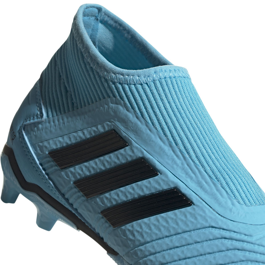 Buty piłkarskie adidas Predator 19.3 LL FG JUNIOR niebieskie EF9039 - obrazek 4