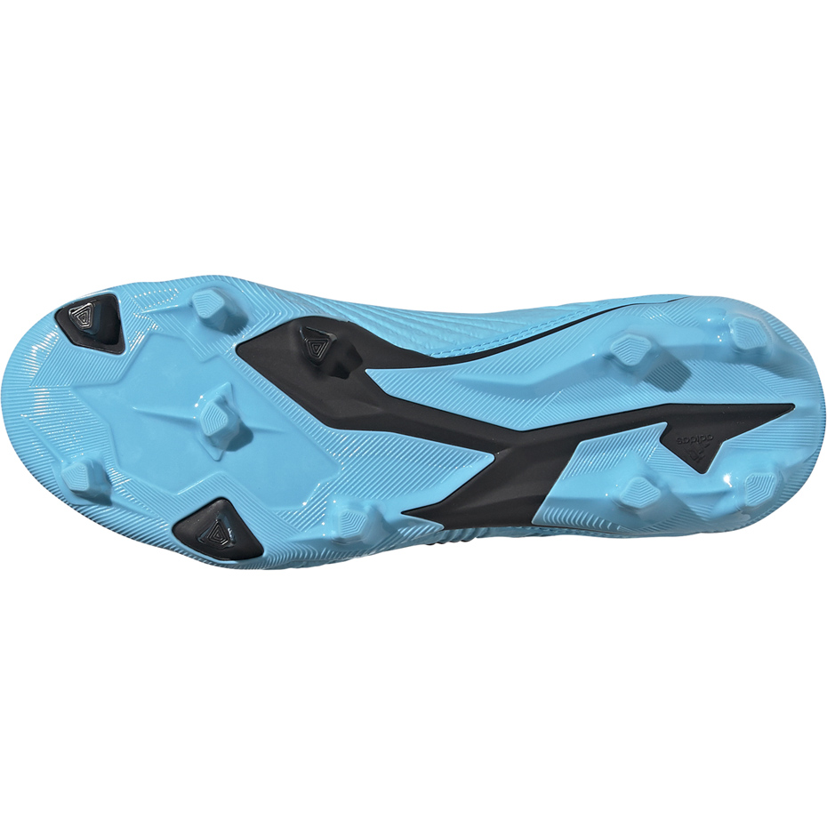 Buty piłkarskie adidas Predator 19.3 LL FG JUNIOR niebieskie EF9039 - obrazek 7