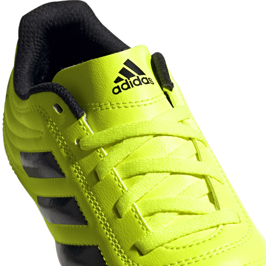 Buty piłkarskie adidas Copa 19.4 FG JUNIOR żółte F35461 - obrazek 4