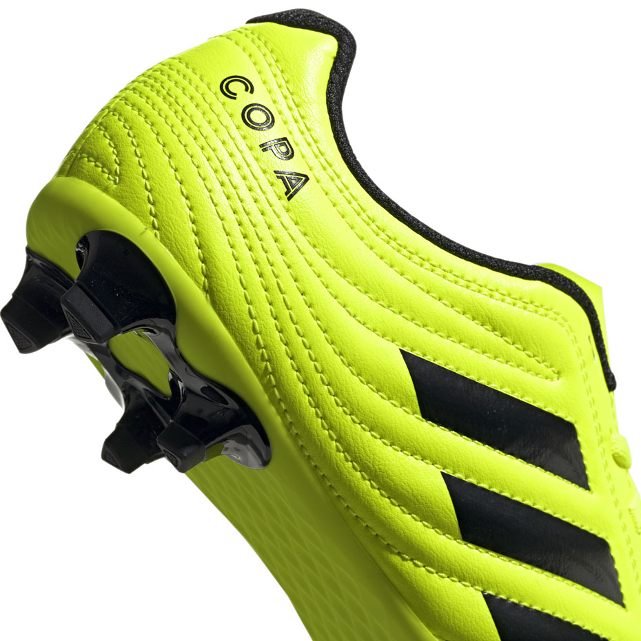 Buty piłkarskie adidas Copa 19.4 FG JUNIOR żółte F35461 - obrazek 5