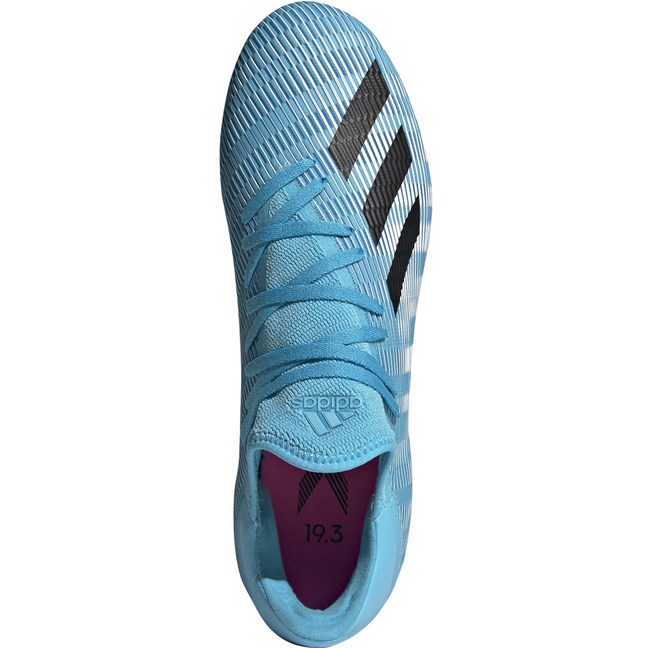Buty piłkarskie adidas X 19.3 FG niebieskie F35383 - obrazek 3