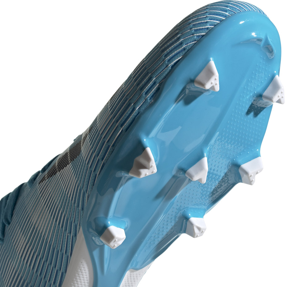 Buty piłkarskie adidas X 19.3 FG niebieskie F35383 - obrazek 6