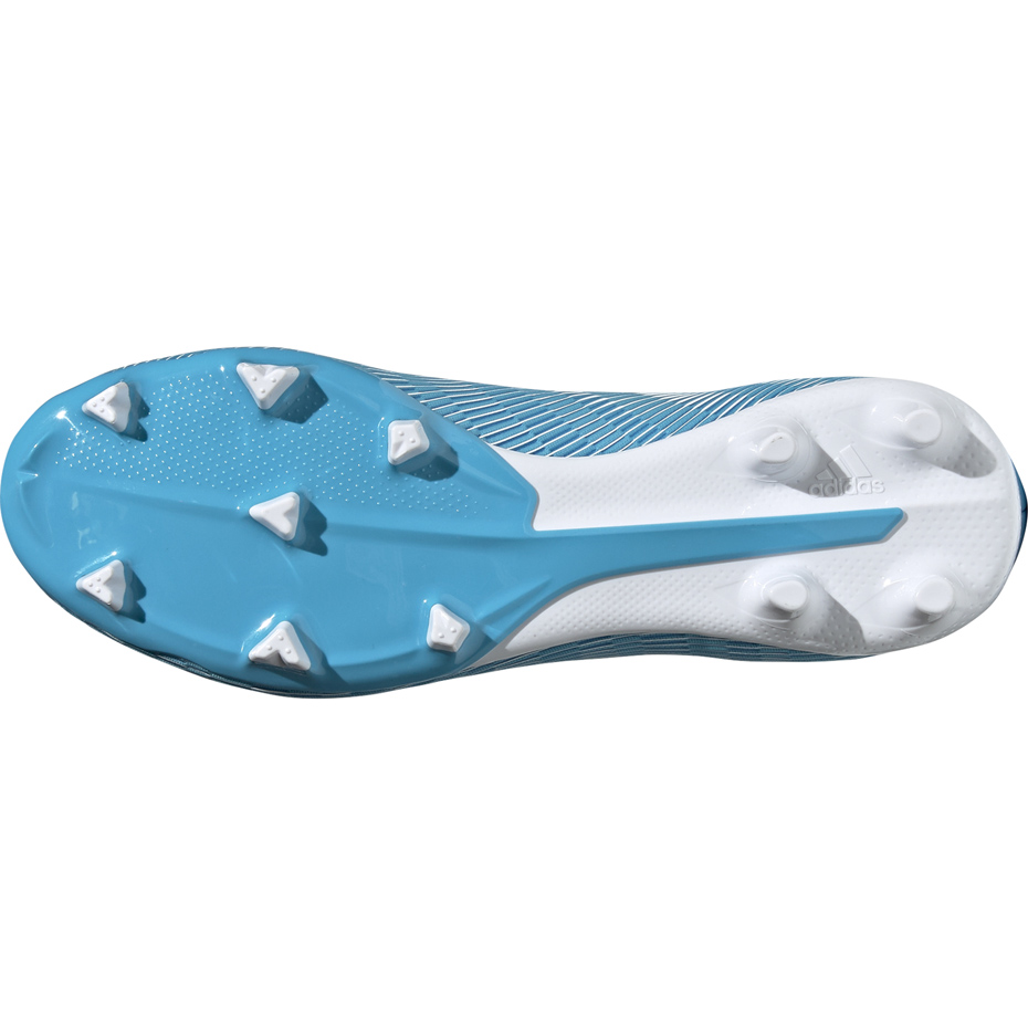 Buty piłkarskie adidas X 19.3 FG niebieskie F35383 - obrazek 7