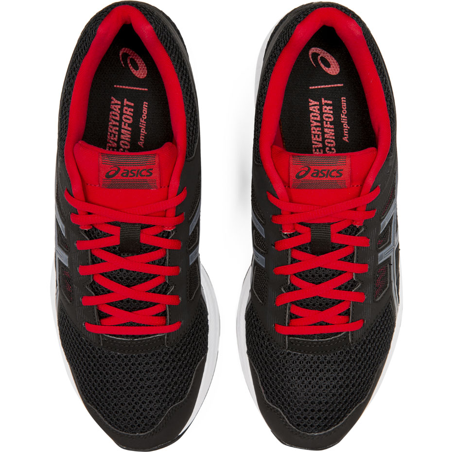 Buty męskie do biegania Asics Gel Contend 5 czarno czerwone 1011A256 005 - obrazek 2