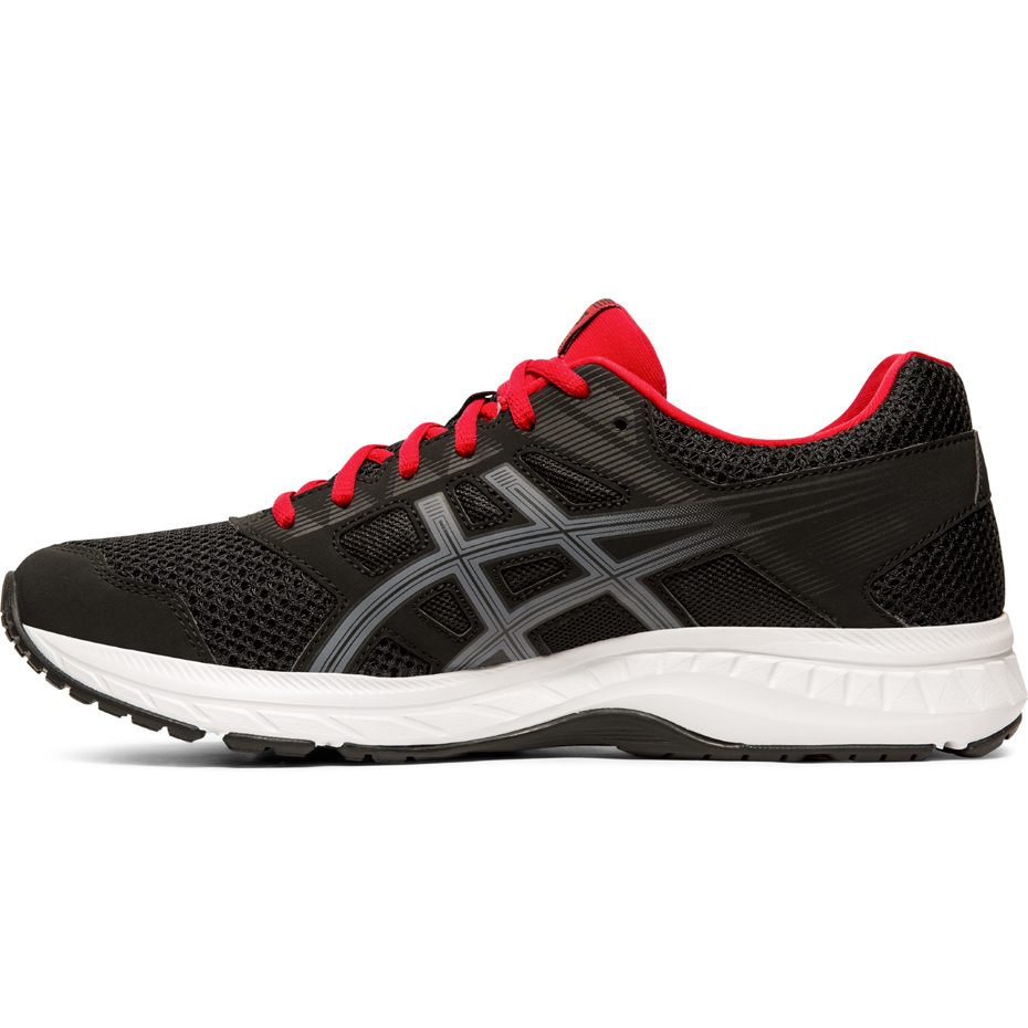 Buty męskie do biegania Asics Gel Contend 5 czarno czerwone 1011A256 005 - obrazek 3