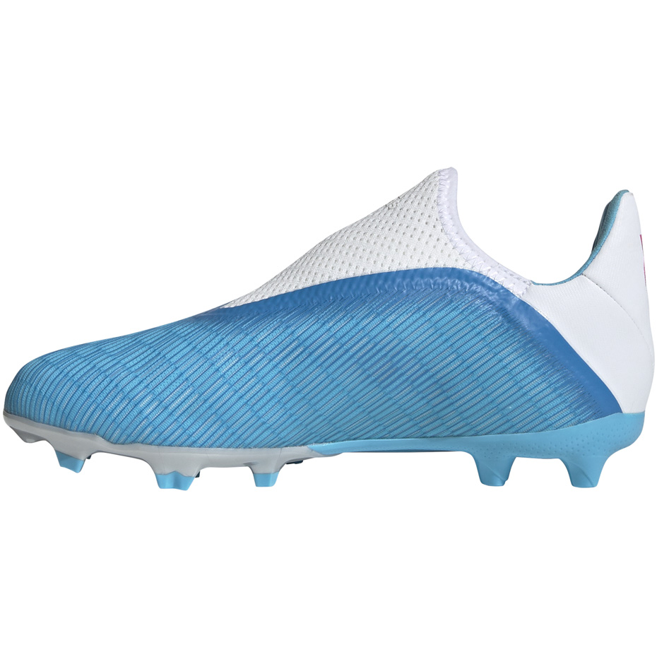 Buty piłkarskie adidas X 19.3 LL FG JUNIOR niebieskie EF9114 - obrazek 2